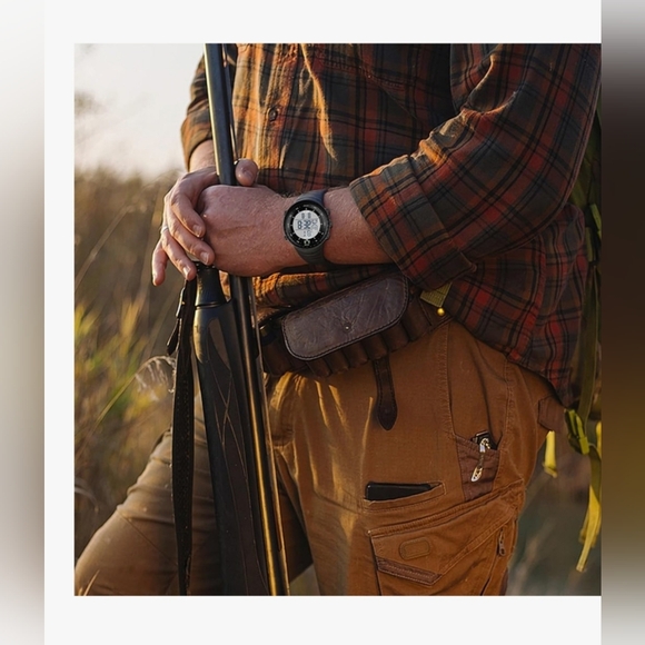 Men's Black Digital Tactical Sports Watch Waterproof with LED Backlight … - Picture 5 of 7